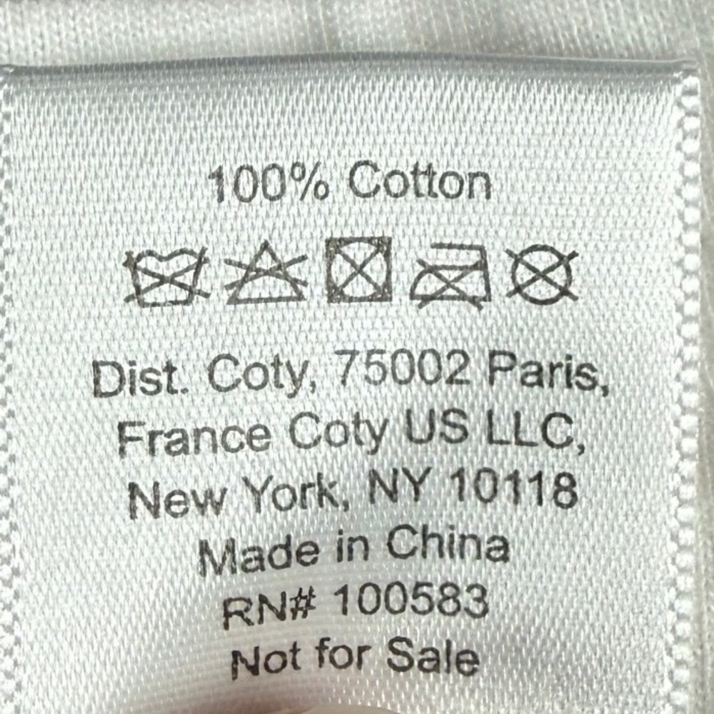Calvin Klein Women Graphic Eye Logo T-Shirt White Short Sleeve Crewneck Tee, Med - Picture 8 of 8